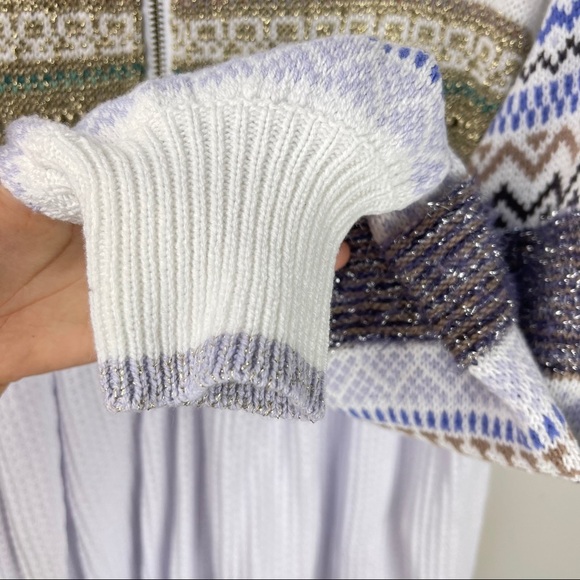 Free People Cozy Cottage Sweater in White Small - Picture 13 of 14